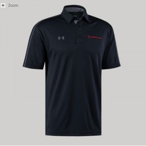 Under armour crimson trace short sleeve poly